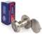APECS 3014/15-25-NIS - Judas de porte - Avec brise-vue - Trou de perçage : 15-25 mm - Diamètre : 14 mm - Couleur nickel