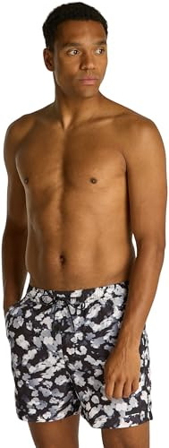 Calvin Klein Uomo Pantaloncino da Bagno Medium Drawstring-Print da Legare