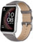 KoGiio Cuir Bracelet Compatible avec Huawei Watch Fit/Watch Fit New/Watch Fit Elegant/Watch Fit SE, Hommes et Femmes de Cuir Bracelet de Remplacement - Gris
