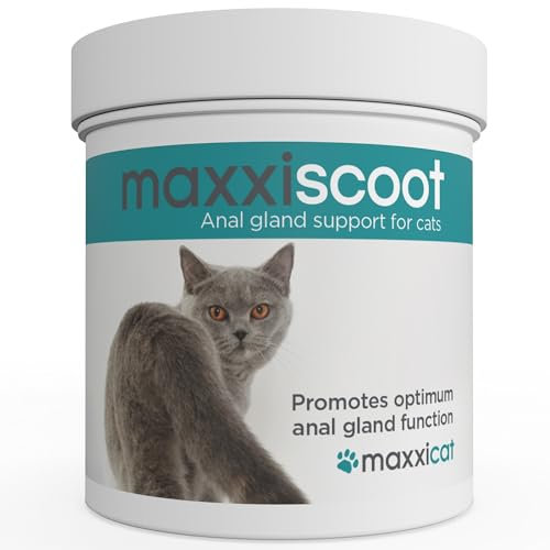 maxxipaws maxxiscoot Analdrüse & Darmgesundheit für Katzen - Nahrungsergänzungsmittel in Pulverform, 90g