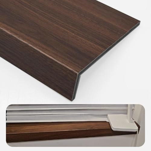 Davanzale per Finestra Rivestimento Moderni Profili in Legno per Davanzali, Protezioni Decorative per Davanzali di Balconi e Finestre per Camera da Letto, Copertura per Davanzali di Finestre per Inter