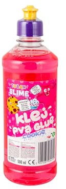 TUBAN Colla PVA profumata da 500 ml – Perfetto per realizzare Slime – Profumo e colore incredibili – Colla di carta per giocare – Per carta e cartone – Con profumo di biscotti – Rosa
