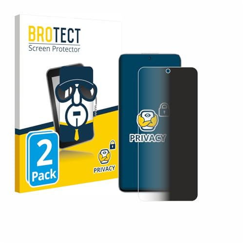 BROTECT Blickschutzfolie für Honor X8 5G | 2 Stück Anti-Spy Displayschutz Made in Germany Smartphones und Handys Privacy Screen Protector Blaulichtfilter Klare Folie