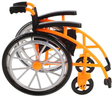 BESTonZON Spielzeug Rollstuhl Spielzeug Für Kleinkinder Kleinkinder Spielzeug Mini Spielzeug Puppenhaus Miniatur Rollstuhl Modell Landschaftsbau Mini Realistisches