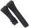 kongsou 19 mm Gummiarmband mit Metallschnittstelle für Richard Mille RM035 011 055 030 Uhrenarmband. Ersatzzubehör(Preto)