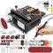 Mini Table Saw, Multifunctional Mini Table Saw, Mini Table Saw for Crafts, Speed and Angle Adjustable, Cutting, Grinding, All-in-One Machine, Available for