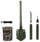 Dönges Multifunktionaler Klappspaten inkl. 3 Längen | Kombi Schaufel aus rostfreien Edelstahl | olivgrüne Klappschaufel für Survival, Wandern, Camping | Survival Ausrüstung mit camouflage Tragetasche