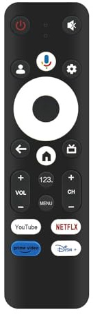 VINABTY Nuovo Telecomando di ricambio Per ﻿QBELL Smart TV QT32HGF9A Per ﻿BLAUPUNKT TV BP240HSG9800 BP320HSG9800 BP500USG9800 Remote Controller