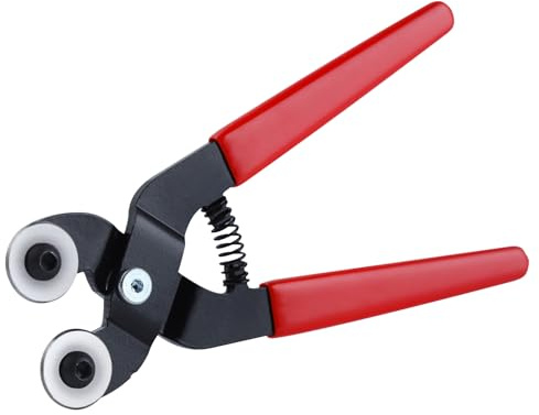 SPEEDWOX 6 Inch Wheeled Glass Mosaic Nipper Ceramic Tile Nipper Tile Cutter Pliers Soft-Grip Handle Glass Cutter Mosaic Tiles for Stained Glass Supplies Tile Cutter Tool for Porcelain Ceramic Mirror