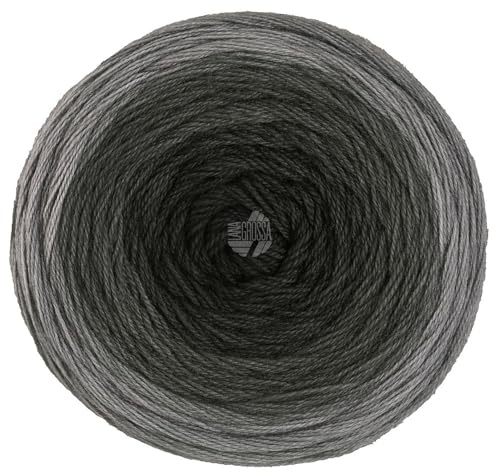 LANA GROSSA Merino Lace Aquarell | Extrafeine Merinowolle in Lace-Garnstärke im Farbverlauf bedruckt | Handstrickgarn aus 100% Schurwolle (Merino) | 100g Wolle zum Stricken & Häkeln | 800m Garn FB401