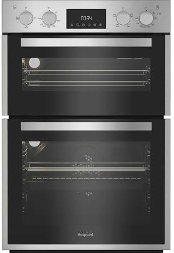 Hotpoint DIH 10D IX Built-In Double Oven - Stainless Steel