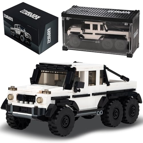 DUANT PB8811 1:32 G-630 Geländefahrzeuge Bausteine Set, 581 Stück Klemmbausteine MOC Rennwagen Kit mit Display Box, Klemmblöcke Auto Geschenk für Erwachsene