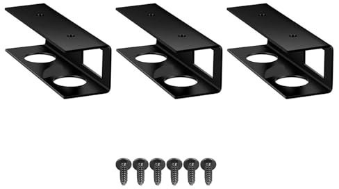 Uqezagpa Lot de 3 organiseurs à placer sous le bureau pour ordinateur portable, tablette, clavier, etc