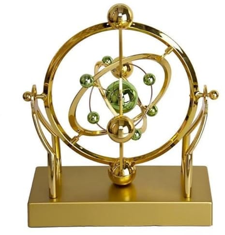Perpetuum Mobile Pendel mit Himmlischer Umlaufbahn – Kreative Rotierende Heimdekoration, Newtons Wiege-Perpetuum Mobile Cooles Schreibtischspielzeug, Schreibtisch-Gadgets, Geschenke Physiklehrer
