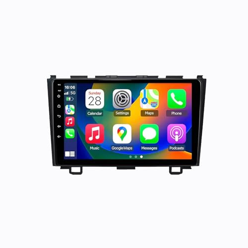 Car Gps Navigation Car Stereo for Honda CRV CR-V 3 RE 2007-2011 Touch Screen with Carplay Wifi Bluetooth Mirror Link, Fm, Steering Wheel Control, 4 Core 1G+16G