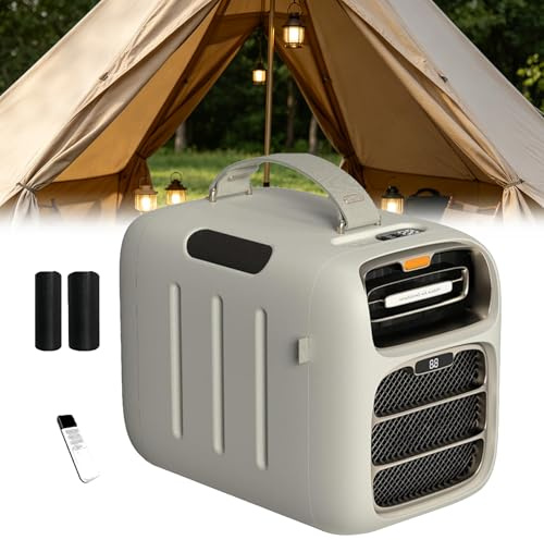 Condizionatore D'aria Portatile Per Esterni 5121 Btu A Raffreddamento Rapido, Ideale Per Tende, Roulotte E Camper, Con Funzioni Di Raffreddamento E Riscaldamento, Potenza Ridotta A 500 W