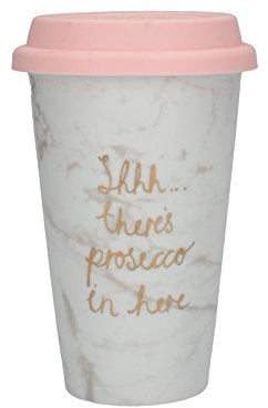 Creative Tops 5213682 Ava & I 'Sshh, There's Prosecco in Here' Travel Mug, 350 ml (12 fl oz), 10 x 10 x 15 cm