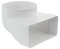 MKK – 18324 – 003 – Canale 90° – Sistema di collegamento per tubi a canale piatto 60 X 204 cappa aspirante Ø 150 mm