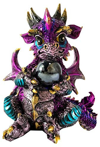 MystiCalls Drache mit Kugel in den Händen