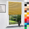 Aluminium Jalousie nach Maß, Endloskette, Kette, Monocomando, Maßanfertigung, für Fenster und Türen, Alu, Fenster, Klemmfix ohne Bohren (Pastellgelb, Höhe: 130cm x Breite: 45cm)