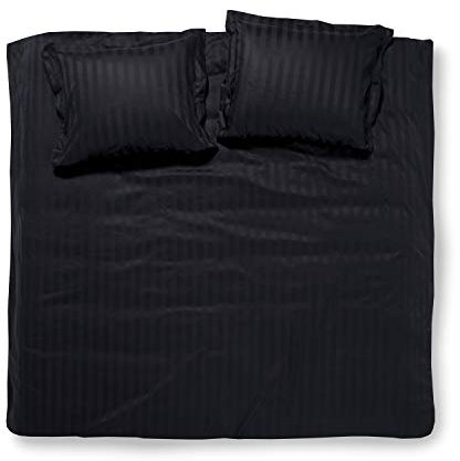 Damai, Bettwäsche, Linea, Bettdecke, Bettwäsche-Sets, Bettbezug, Bettwäsche Set, Satin, Schwarz