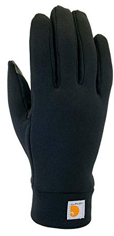 Carhartt Men's A755 Stretch Fleece Liner Glove - Medium - Black
