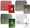 NEUSER PAPIER Weihnachtskarten - 60er Set mit Umschlägen- DIN A6/C6 - Klappkarten für Weihnachtsgrüße - 60 Stück - Frohe Weihnachten