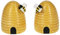 Ganz Yellow Bee Skep Salt and Pepper Shaker Set of 2