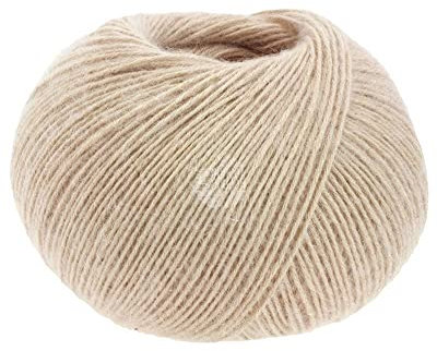 LANA GROSSA Ecopuno | Edle Netzgarnstruktur aus Baumwolle gefüllt mit Merino/Alpaka | Handstrickgarn aus 17% Schurwolle & 11% Alpaka Wolle | 50g Wolle zum Stricken & Häkeln | 215m Garn FB 64