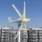 Rewindagic 600W Windkraftanlage 12V 24V 48V Windturbine horizontale Achsen Windgenerator mit Controller für Hausgebrauch, Windmühlen (24 V mit kostenloser Steuerung)