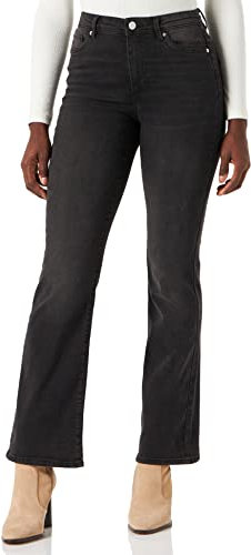 ONLY Damen Onlwauw Hw Flared Bj1097 Noos Jeans, Washed Black, S EU