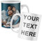 Purple Print House Personalised Mug With Photo And Text, Your Image Coffee Cup, Custom Picture And Text Printed On Both Sides, Tea Cup Birthday Gift For Men Women Kids, One Size, White