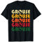 Retro Cool Ruffed Grouse Bird Jagd Geschenk Vogel Uhr Hunter T-Shirt