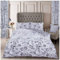 GC GAVENO CAVAILIA Luxurious Vintage Floral Duvet Cover, Ultra Soft Rose Flower Bedding Sets, Double Bed Grey Quilt Set