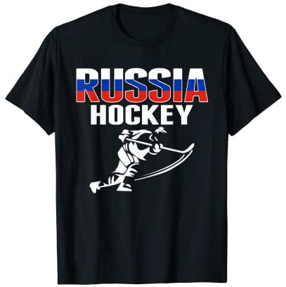 Russland Eishockey Fans Trikot - Support Russian Hockey Team T-Shirt