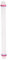 sourcing map Fondant Rolling Pin 20 Inch x 0.98 Inch Adjustable Guide Rings Non-Stick PP Plastic Fondant Roller Dough Roller Kitchen Decorating Tools for Cookie Pastry Pizza Clay