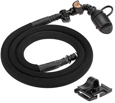 HUFFA Trinkblasenschlauch mit EIN-/Aus-Schalter, Ersatzschlauch for Trinkrucksack, Schlauchclip for Trinkbeutel, Zubehör for Trinkblase
