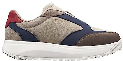 JOYA Elena Dark Red, Sneaker für Damen aus Veloursleder, dunkelrot