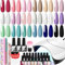 VANREESA Kit Semipermanente Unghie 18 Coloris Semipermanente Unghie con Lampada per Unghie a 36W U V/LED Smalto Semipermanente Unghie per Donna