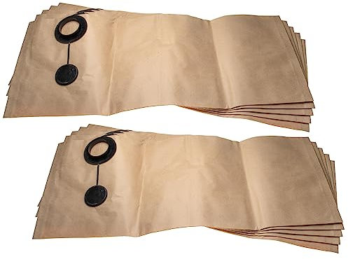 vhbw 10x Filtersack kompatibel mit WAP Alto Turbo XL Absauggerät - Papier, 29,7cm x 99,6cm Sandfarben