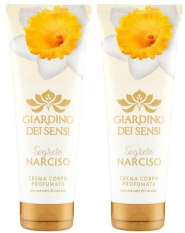 Giardino Dei Sensi Segreto NARCISO Crema Corpo Profumata 250ml (2 Creme)