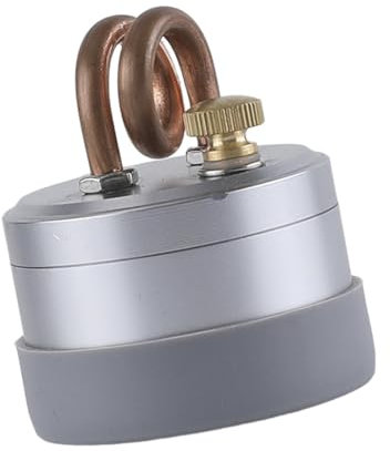 Bruciatore a Spirito Fornello per bruciatore ad Alcool Fornello per bruciatore ad Alcool Regolabile Mini Stabile Fornelli ad Alcool per Escursioni BBQ, Argentato con tampone