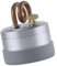 Bruciatore a Spirito Fornello per bruciatore ad Alcool Fornello per bruciatore ad Alcool Regolabile Mini Stabile Fornelli ad Alcool per Escursioni BBQ, Argentato con tampone