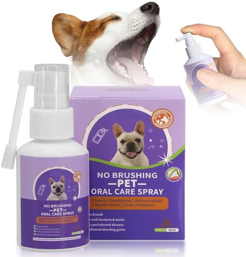 Okdance Pet Teeth Cleaning Products Petry Oral Spray Pets Dental Care Bad Breath Treatment for Dogs and Cats Natural Breath Freshener