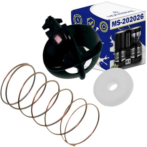 MONTERAL Válvula Antigoteo para Cafetera Goteo con Código Original MS-202026 para Krups