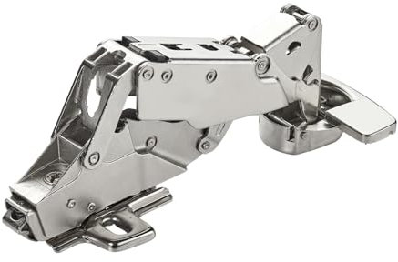 SOTECH Cerniera grandangolare 165° Sensys 8657i Cerniera centrale (semipresente) chiusura morbida e automatica, montaggio rapido + piastra di montaggio altezza 0 mm + copriscodella