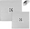 K&F Concept Housse de Protection Pliable pour Objectif d'appareil Photo, Auto-adhésif Tissu Magique Anti-Rayures pour Appareil Photo DSLR/téléphone/Tablette-35 * 35+45 * 45cm