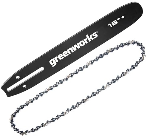 Greenworks Combo de barra y cadena de repuesto de 16 pulgadas
