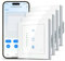 SMARTERCURRY Interruptor de persiana Wlan [7 Pro] Smart Persiana Temporizador para controlar las persianas/persianas/toldos, interruptor WiFi compatible con Echo Alexa/Google Assistant, 4 unidades