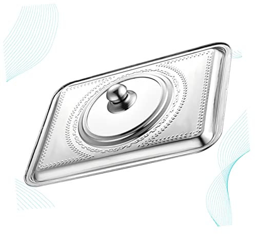 WATIIFUFU Edelstahl-topfabdeckung Anti-öl-spritzschutz Topfdeckel Kochwerkzeug Küchenhelfer Schutz Warmhalten Dampfkontrolle Großgriff Einfach Zu Bedienen